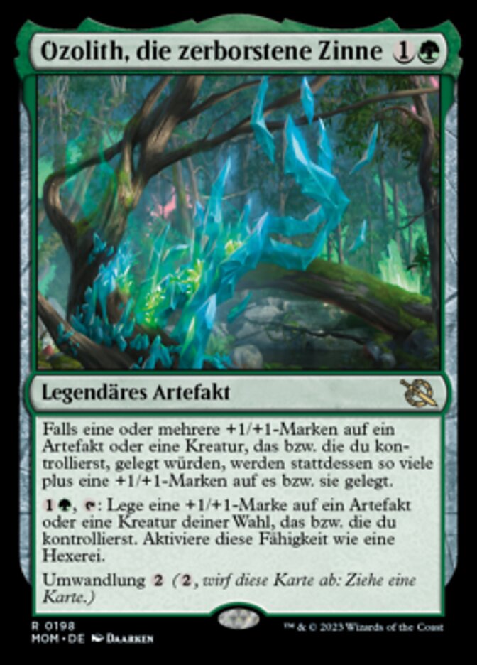 Ozolith, die zerborstene Zinne