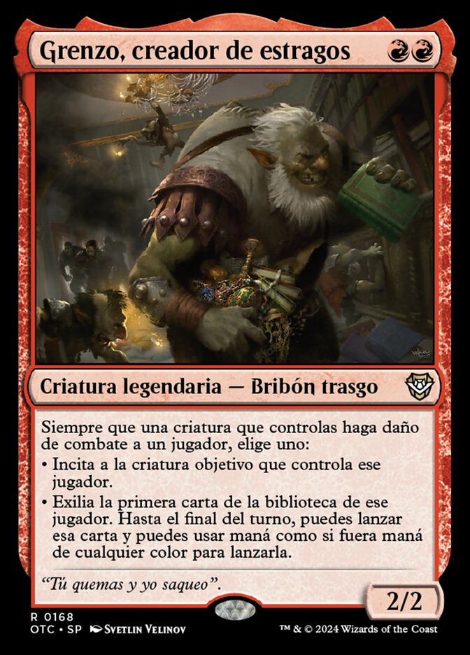 Grenzo, creador de estragos