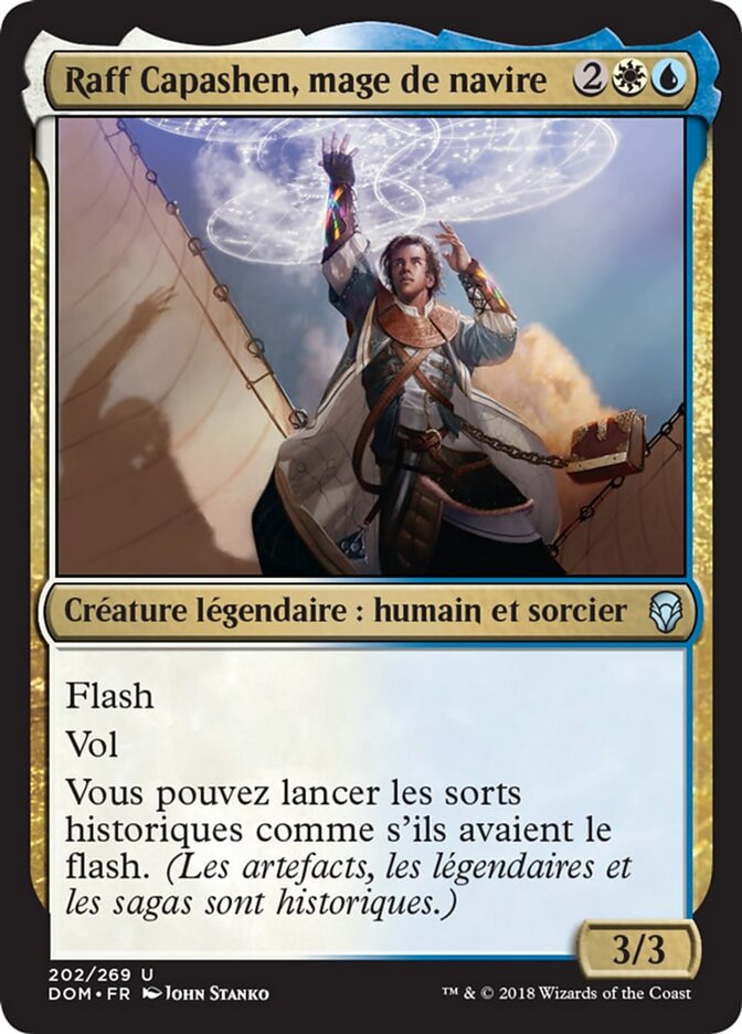 Raff Capashen, mage de navire