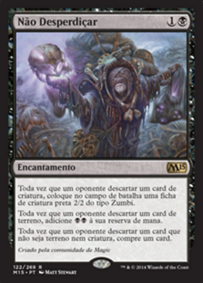 Não Desperdiçar