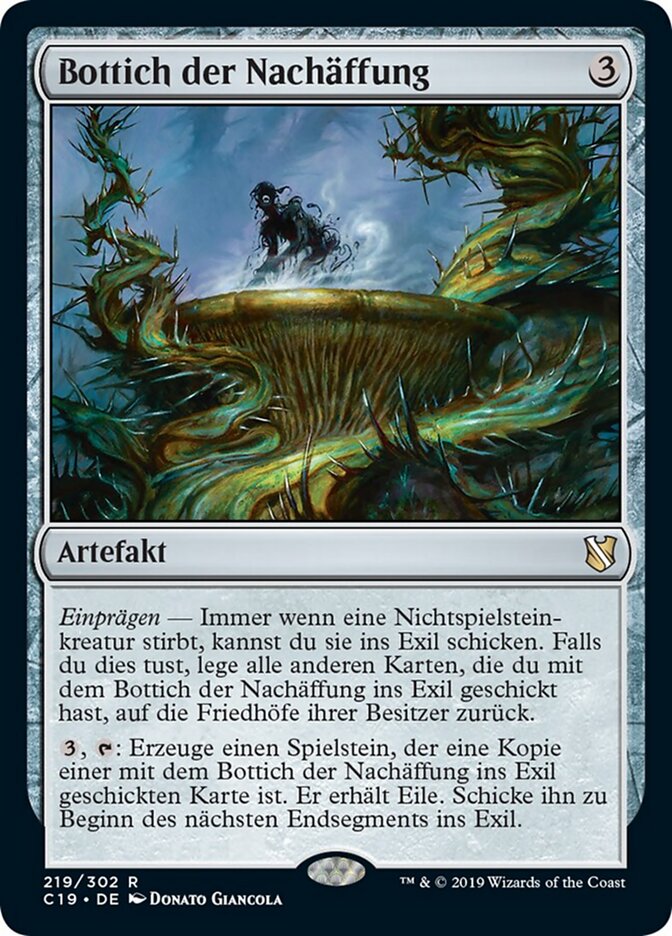 Bottich der Nachäffung