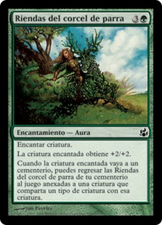 Riendas del corcel de parra