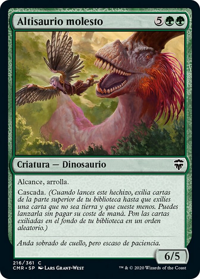 Altisaurio molesto