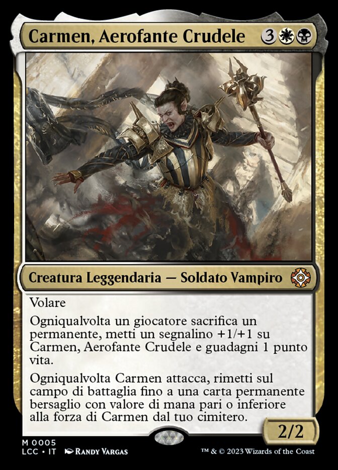Carmen, Aerofante Crudele