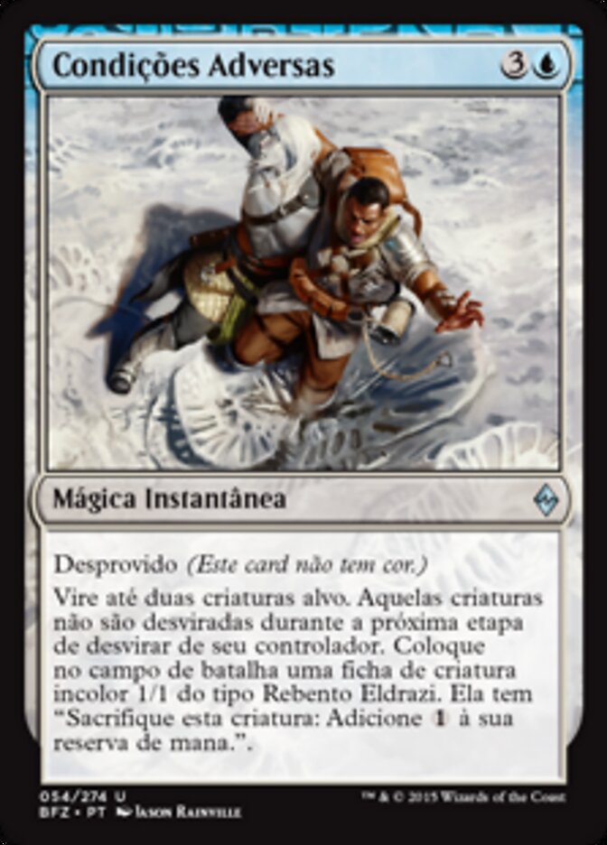 Condições Adversas