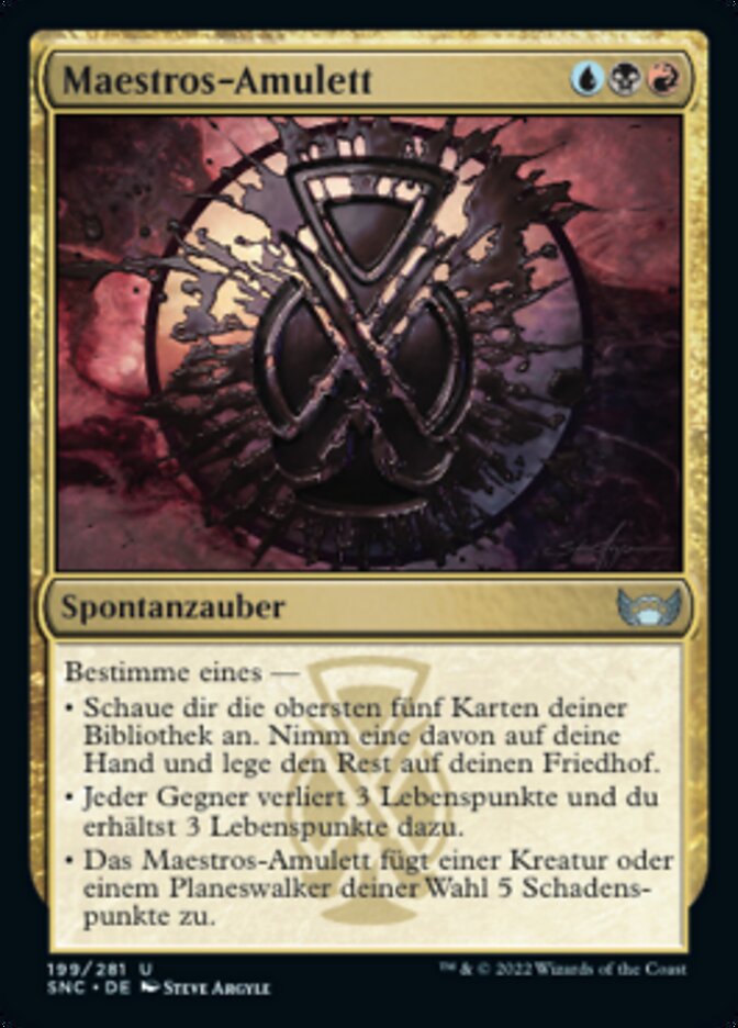 Maestros-Amulett