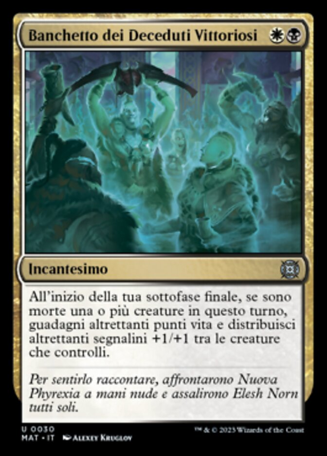 Banchetto dei Deceduti Vittoriosi