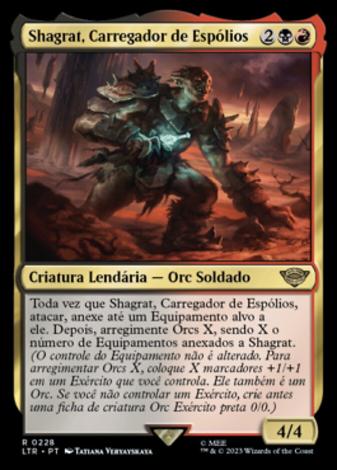 Shagrat, Carregador de Espólios