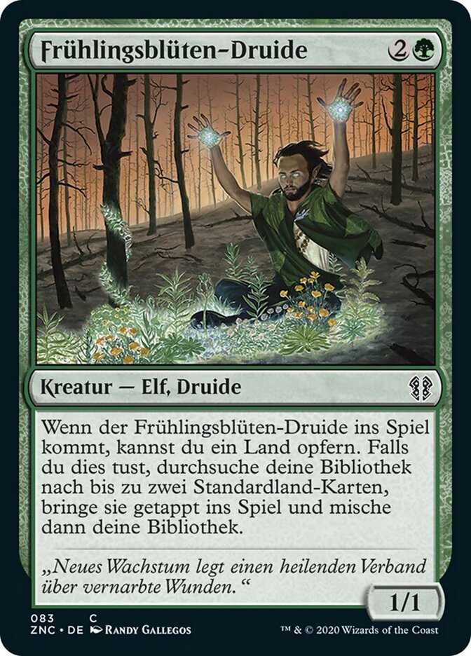 Frühlingsblüten-Druide
