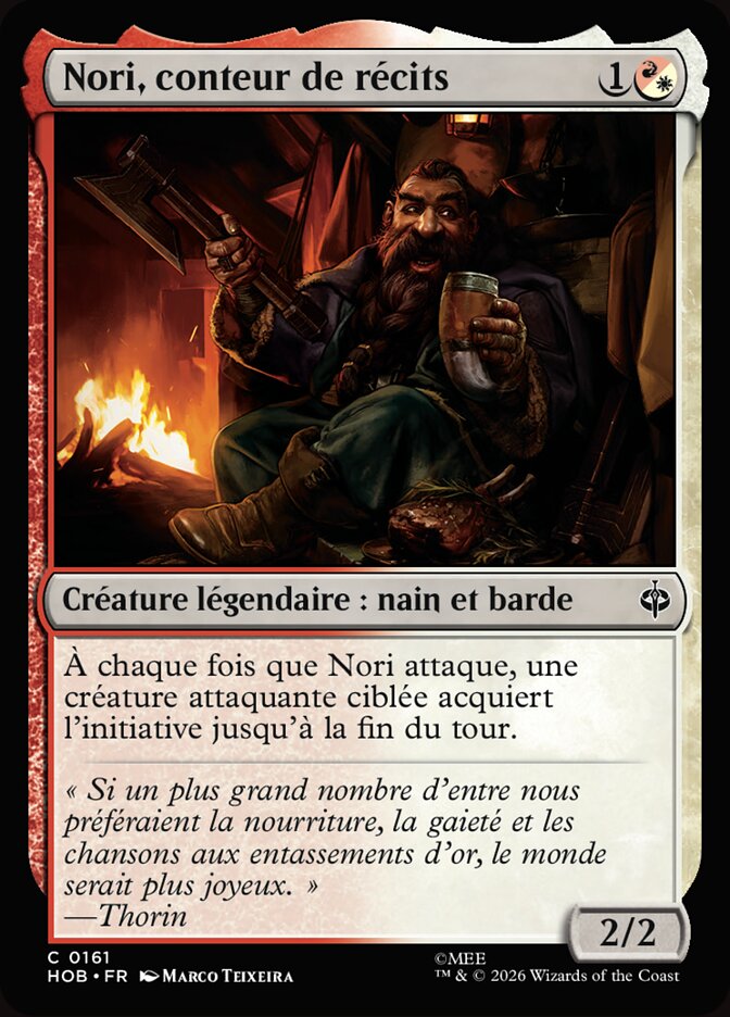 Nori, conteur de récits