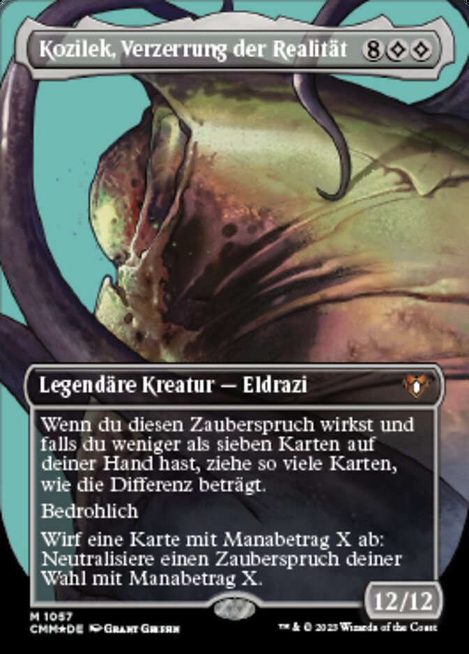 Kozilek, Verzerrung der Realität