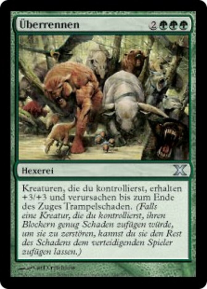 Überrennen
