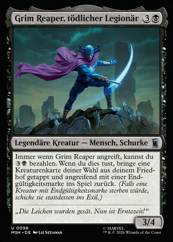 Grim Reaper, tödlicher Legionär