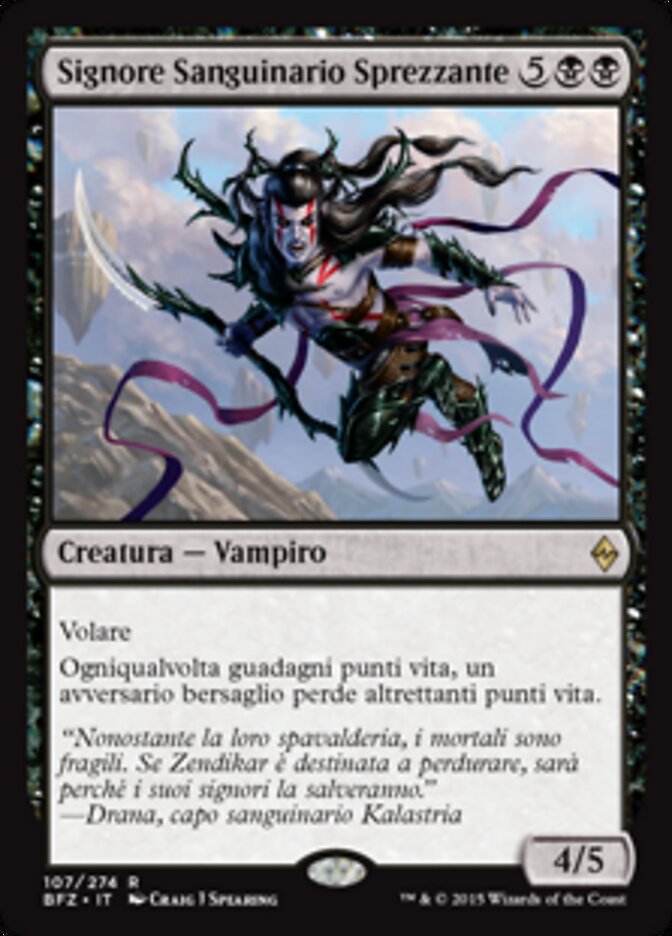 Signore Sanguinario Sprezzante