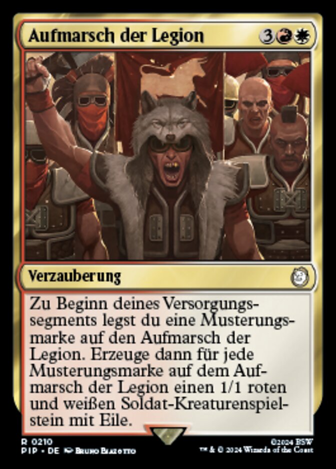 Aufmarsch der Legion