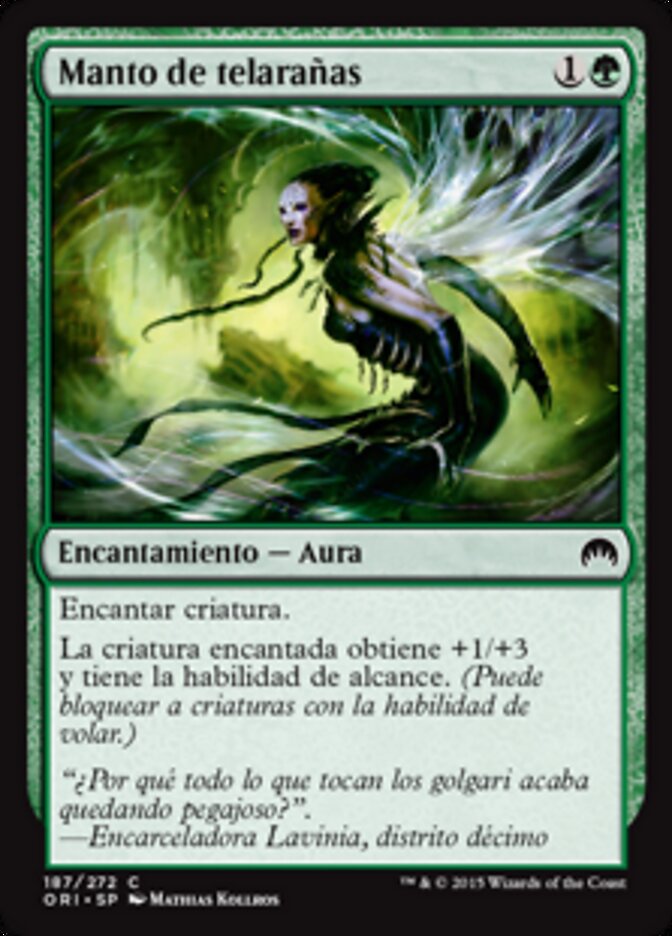 Manto de telarañas