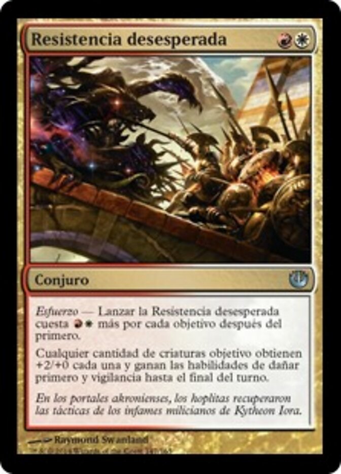 Resistencia desesperada