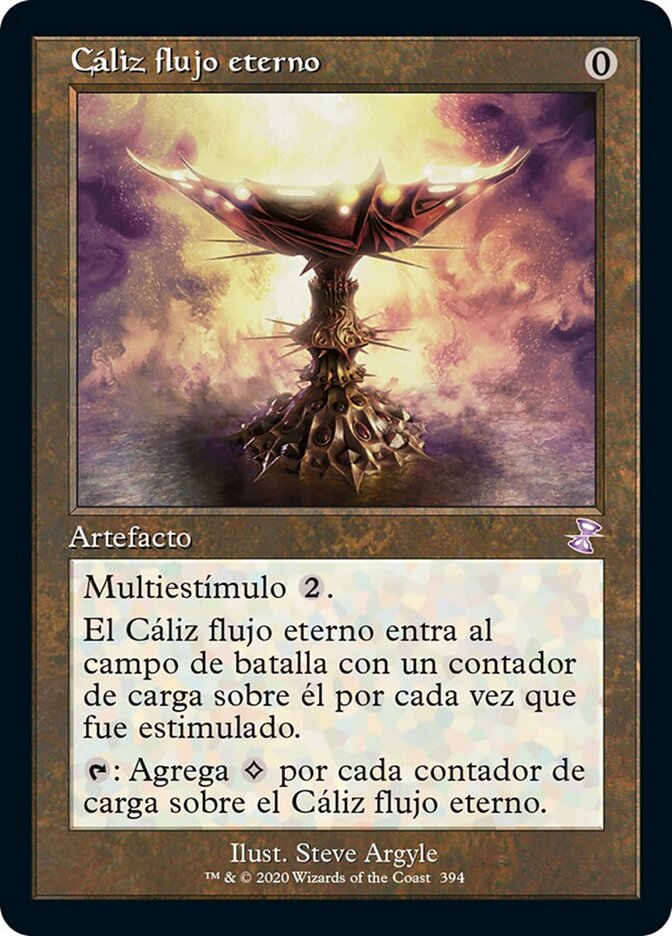 Cáliz flujo eterno