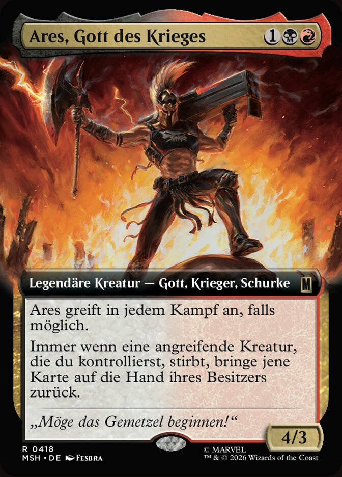 Ares, Gott des Krieges