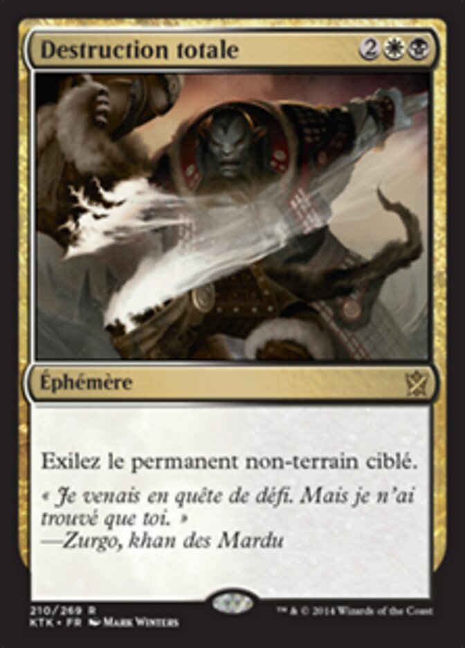 Destruction totale
