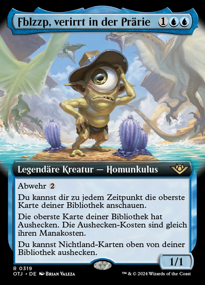 Fblzzp, verirrt in der Prärie