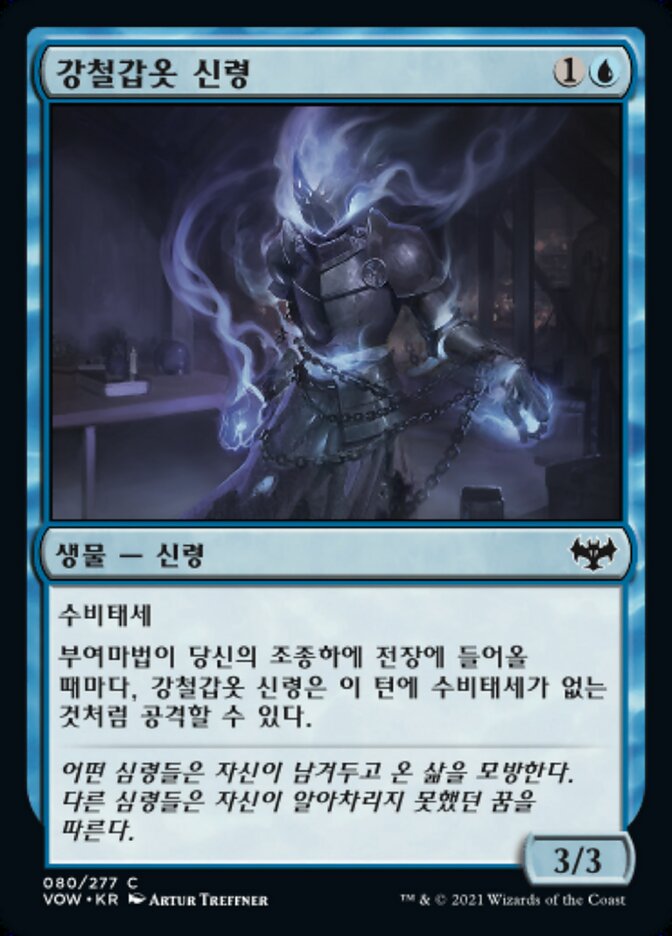 강철갑옷 신령