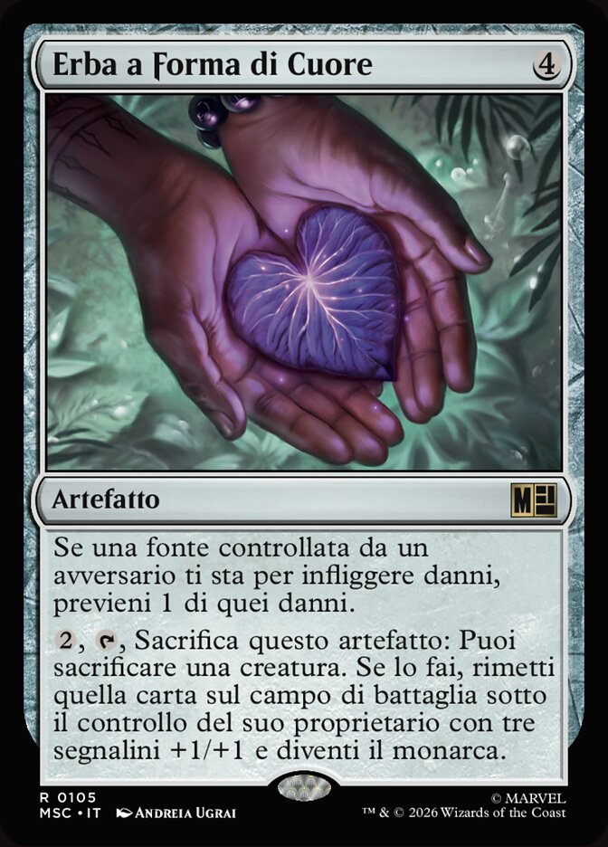 Erba a Forma di Cuore