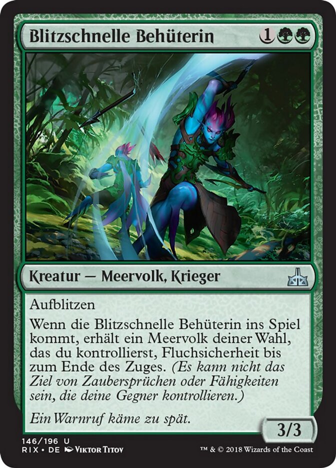 Blitzschnelle Behüterin