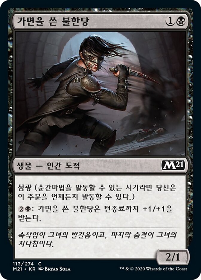 가면을 쓴 불한당