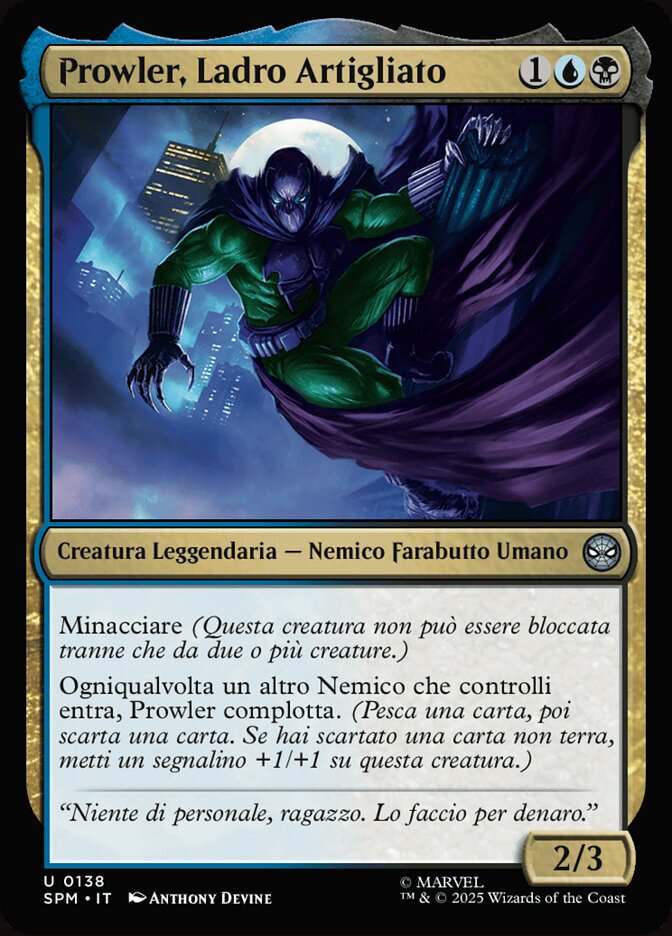 Prowler, Ladro Artigliato