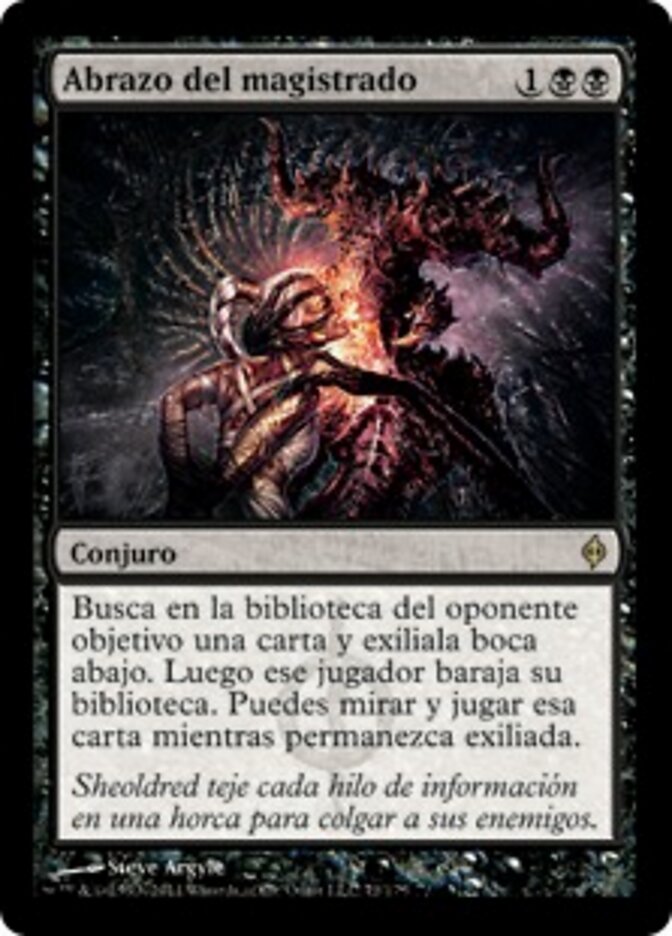 Abrazo del magistrado