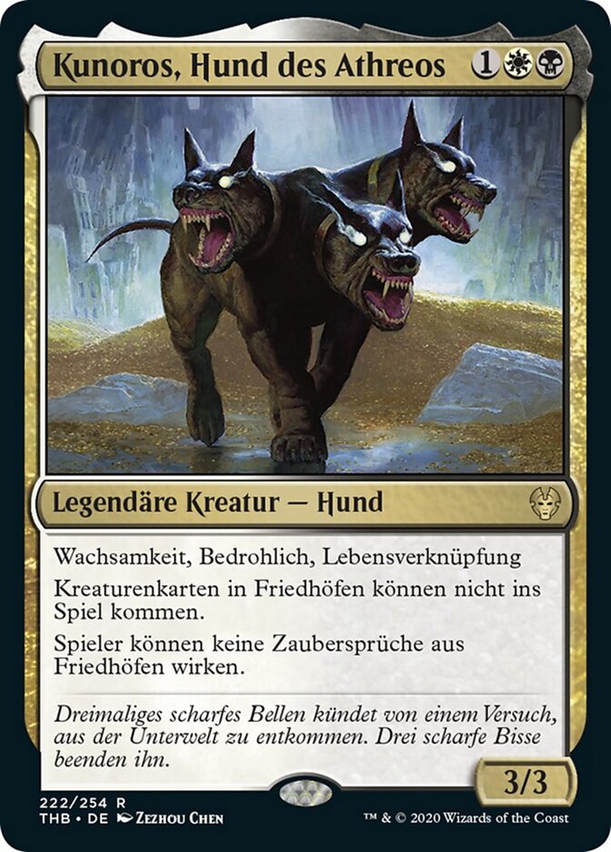 Kunoros, Hund des Athreos
