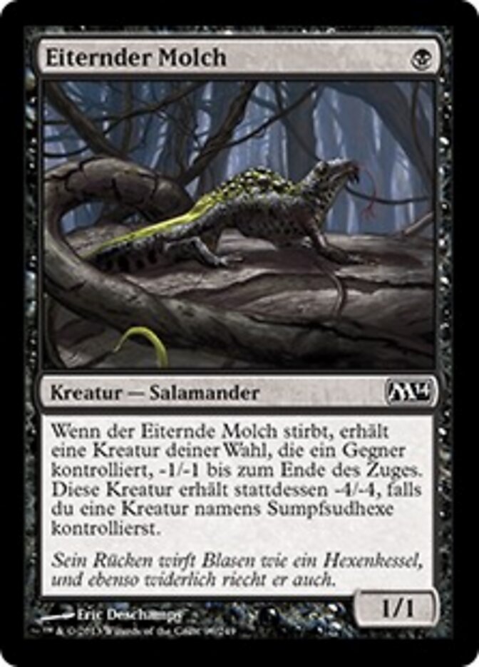 Eiternder Molch