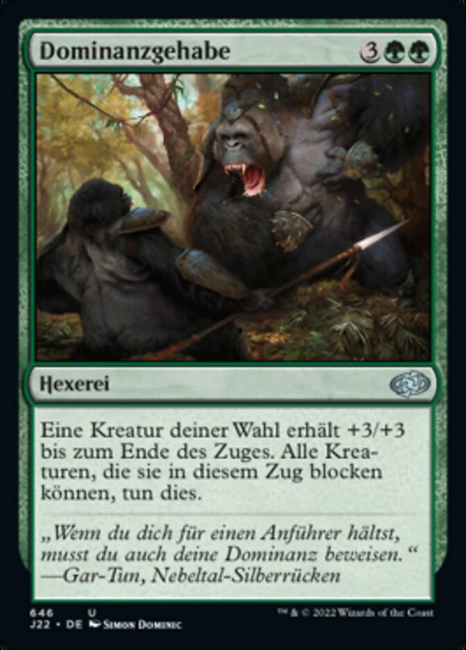 Dominanzgehabe