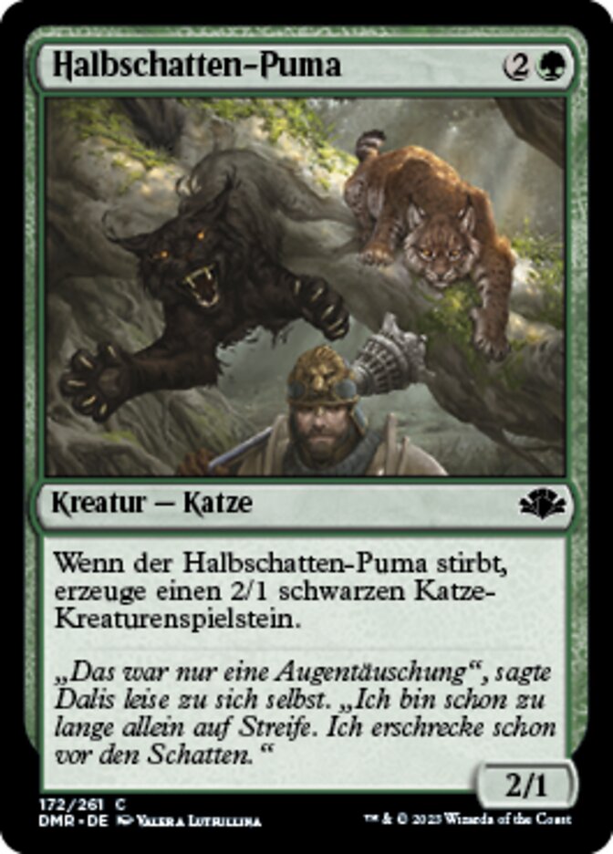 Halbschatten-Puma