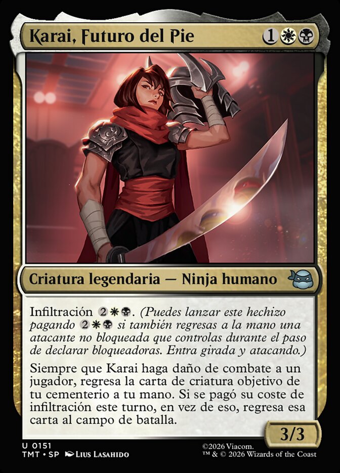 Karai, Futuro del Pie