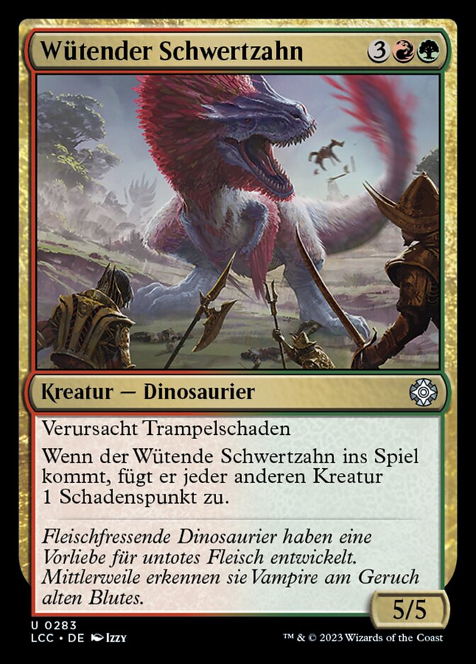 Wütender Schwertzahn