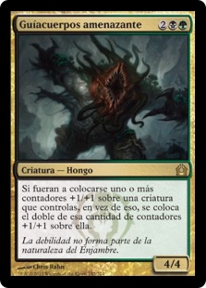Guíacuerpos amenazante