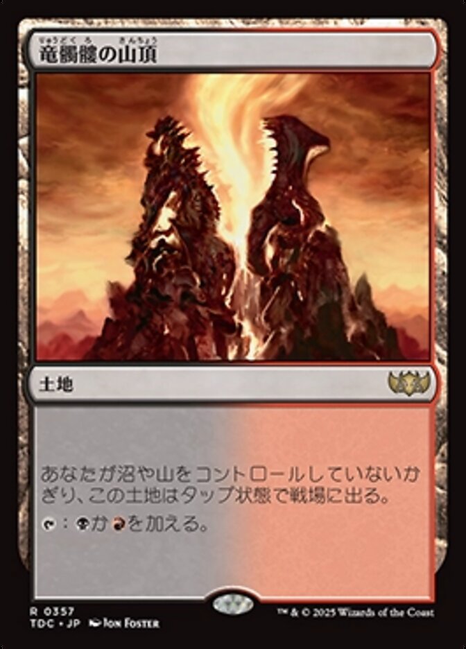 竜髑髏の山頂