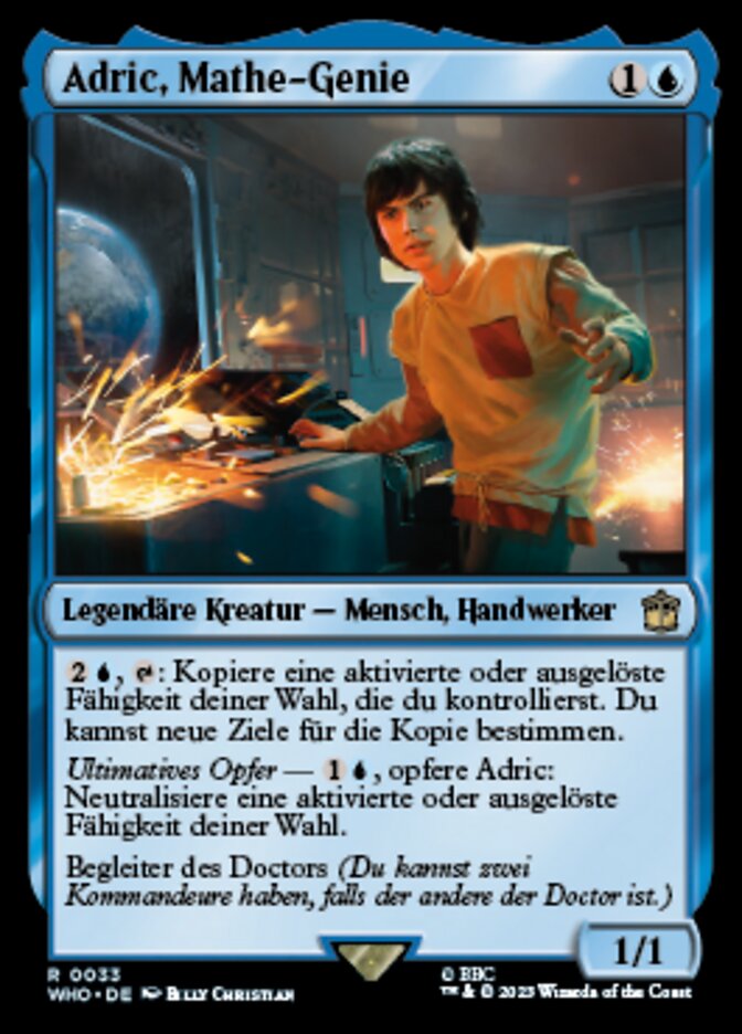 Adric, Mathe-Genie