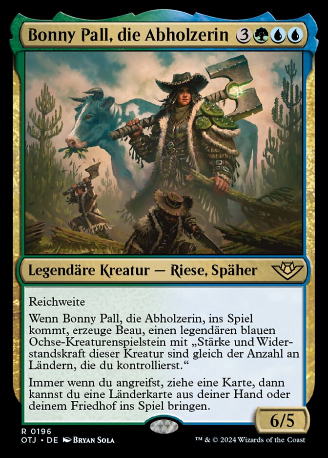 Bonny Pall, die Abholzerin