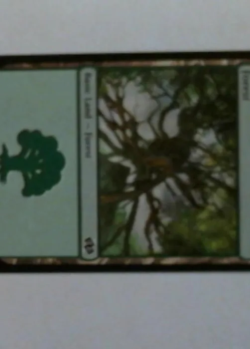 Card photographed upside down