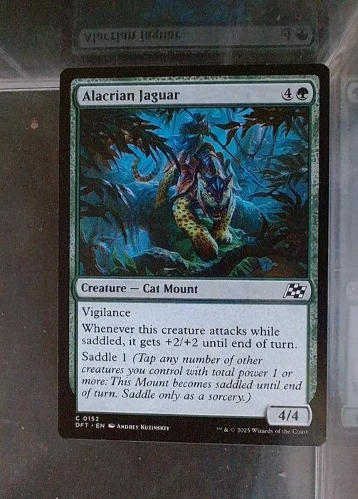 A card filling the frame with readable collector number